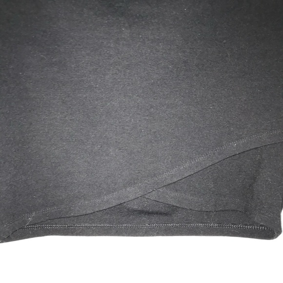 Black cross front mini pencil skirt - Picture 3 of 3